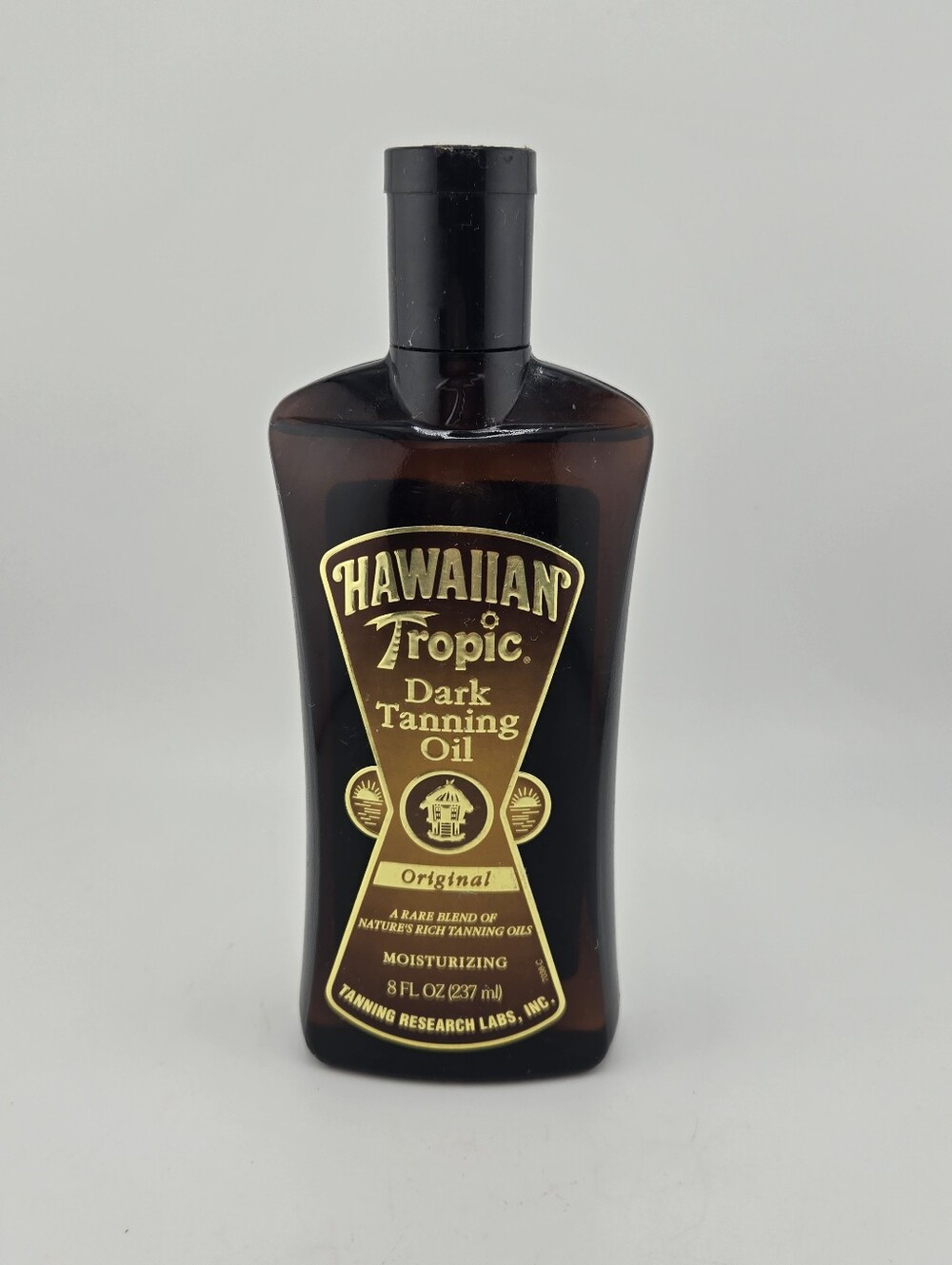 Vintage HAWAIIAN TROPIC 8oz Dark Tanning  Oil Moisturizing NO Sunscreens
